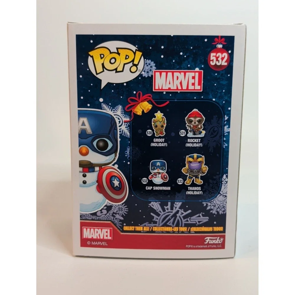 New Funko Pop Marvel Cap Snowman #532 Christmas -‎ Captain America